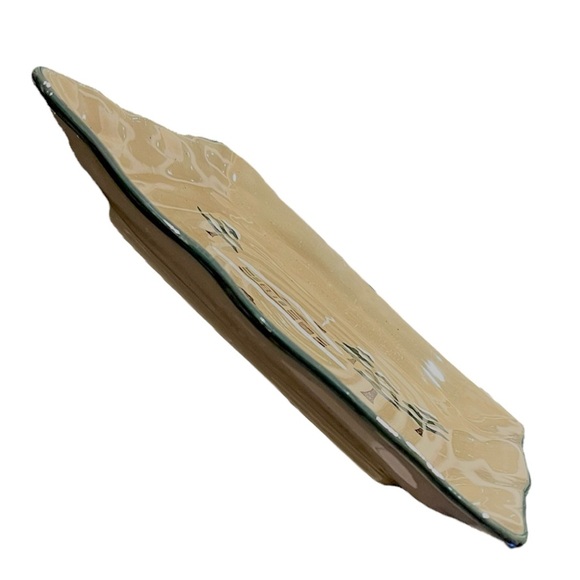 Vtg SONOMA life+style ‘Lodge’ Large Square 11" Serving Platter Winter Holiday - Picture 5 of 7